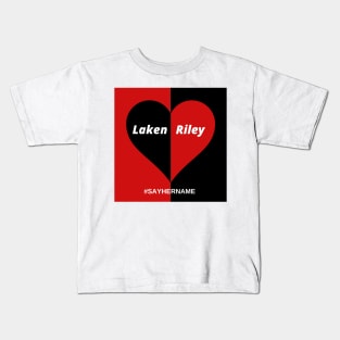 Retro-Say-Her-Name-Laken-Riley Kids T-Shirt